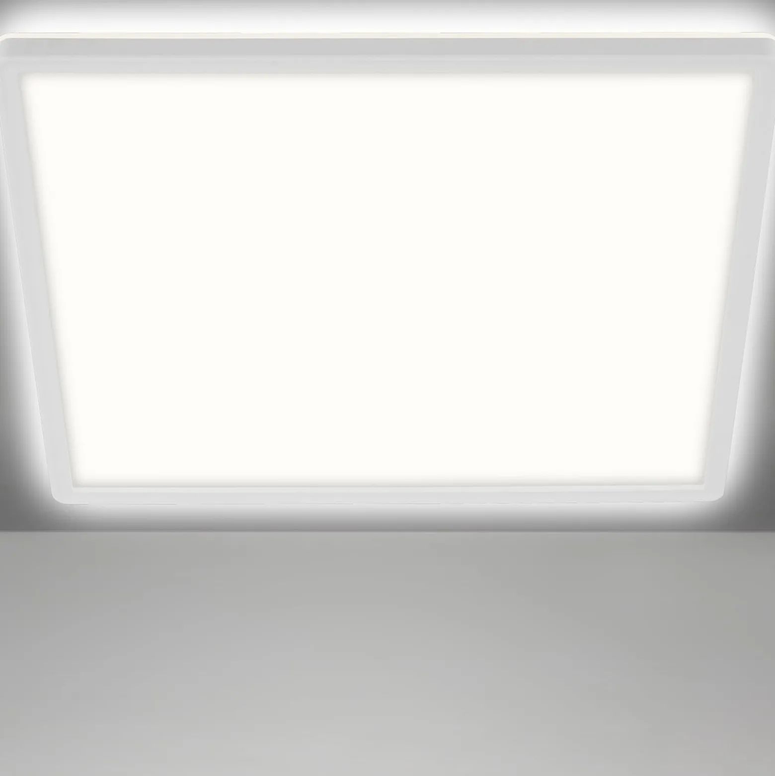 LED-Deckenleuchte Slim, eckig 42 x 42 cm