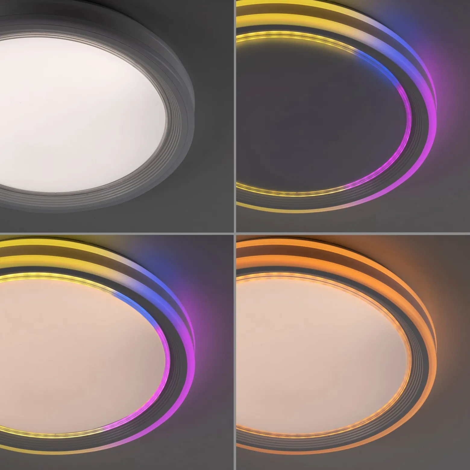 LED-Deckenleuchte Spheric, CCT, RGB, Ø 48cm