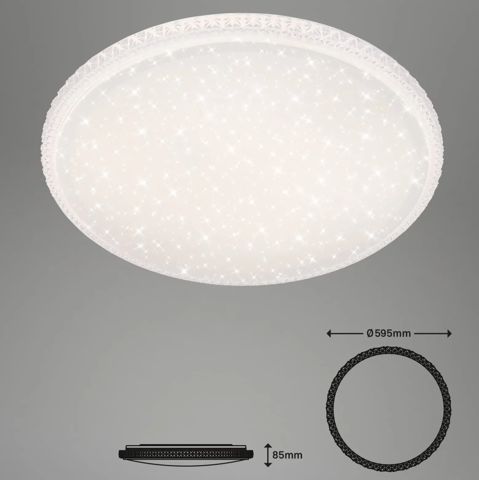 LED-Deckenleuchte Style, Fernbedienung