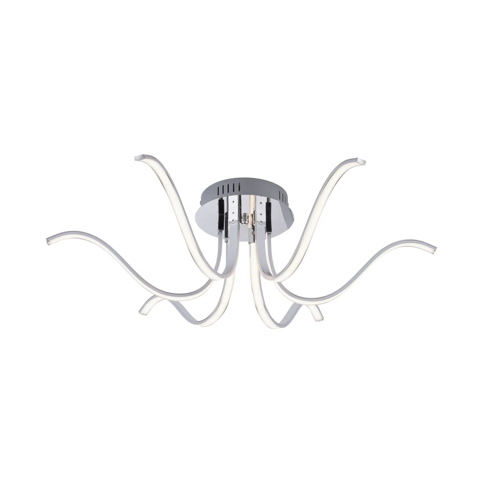 LED-Deckenleuchte Valerie 6-flammig Ø67cm stahl