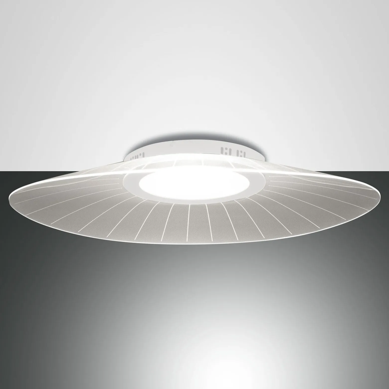 LED-Deckenleuchte Vela, weiß, dimmbar