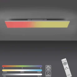 LED-Deckenleuchte Yukon 100x25cm, RGB/CCT