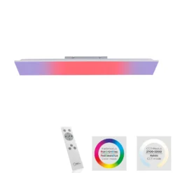 LED-Deckenleuchte Yukon 100x25cm, RGB/CCT