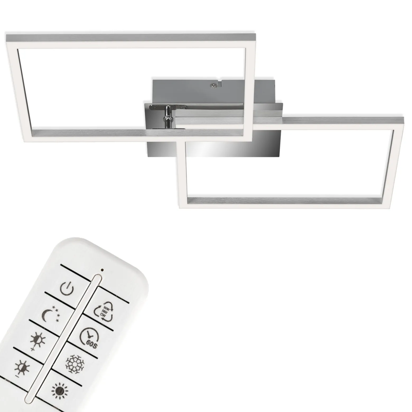 LED-Deckenleuchte 3149-018 zwei Quadrate