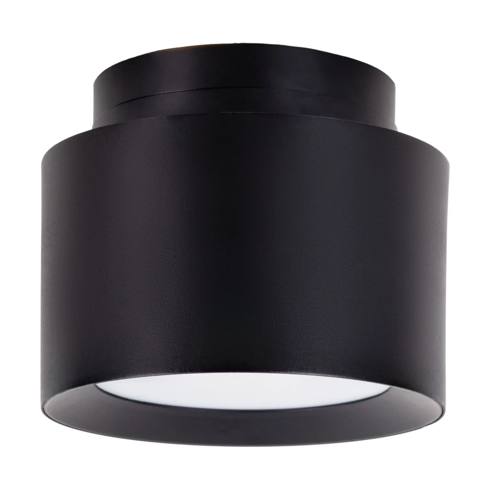 LED-Deckenspot Trimes, Ø 11,5 cm, schwarz, CCT, step-dim