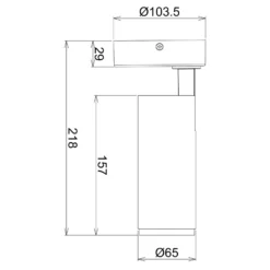 LED-Deckenstrahler Lucea, justierbar, 10 W weiß