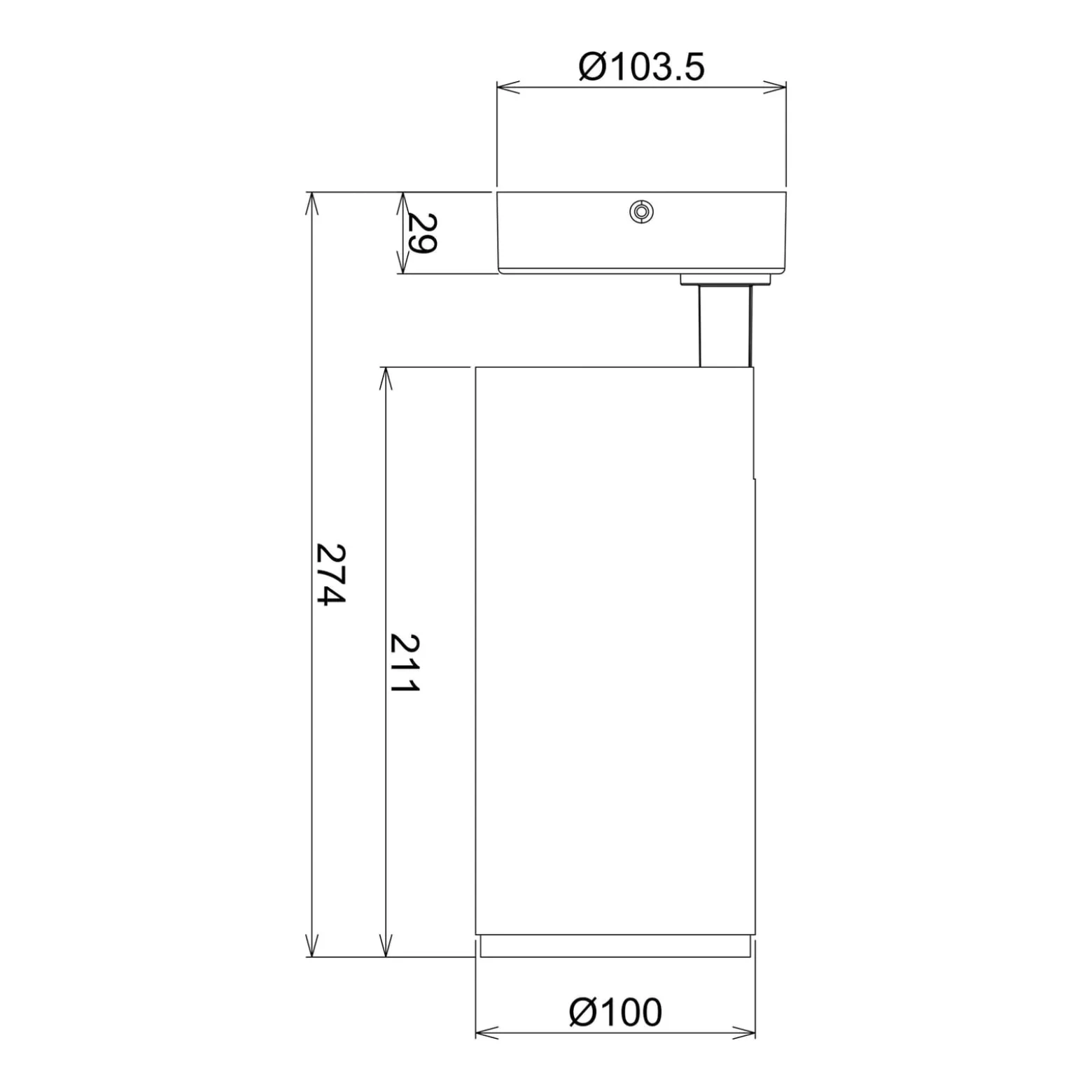 LED-Deckenstrahler Lucea, justierbar, 30 W weiß