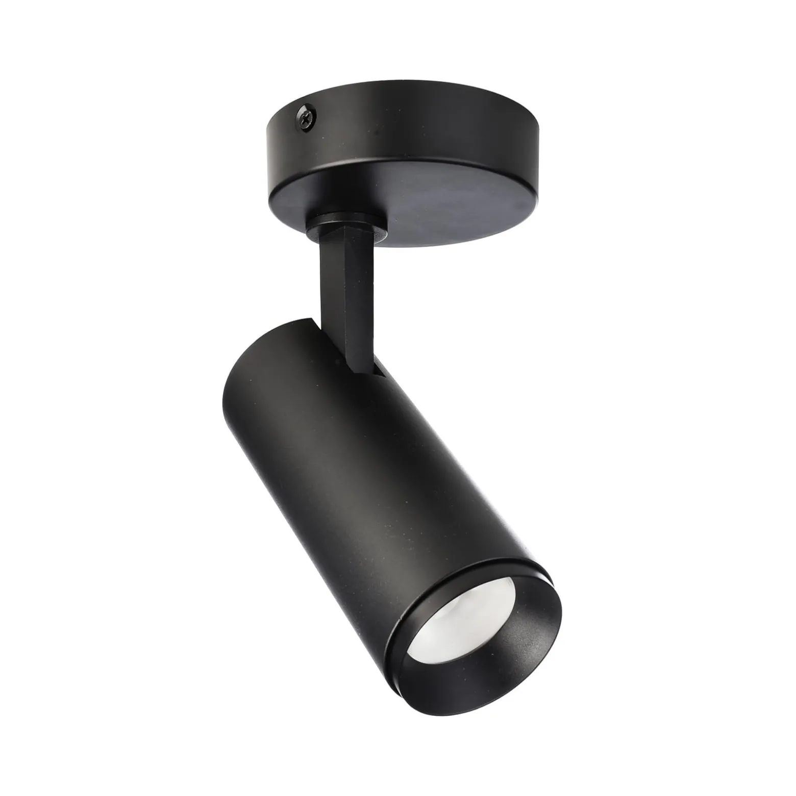 LED-Deckenstrahler Lucea 6, schwarz, Aluminium, 2.700 K