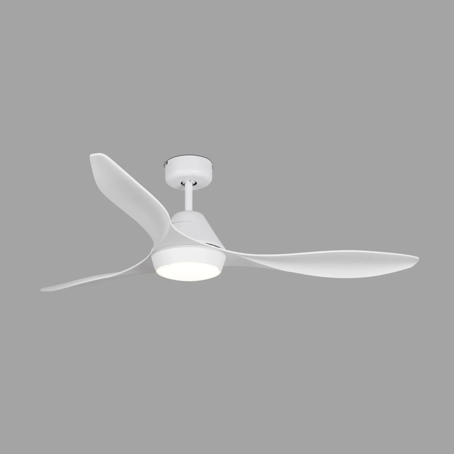 LED-Deckenventilator Polaris L, dreiflügelig, weiß