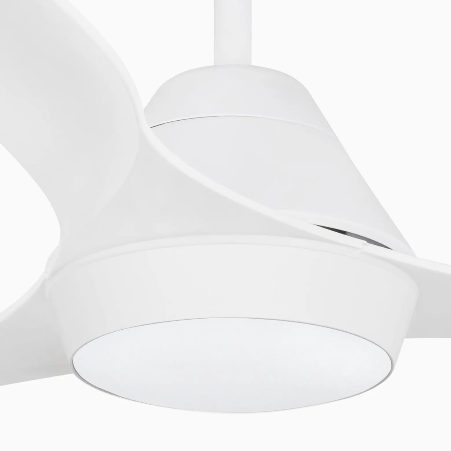 LED-Deckenventilator Polaris L, dreiflügelig, weiß