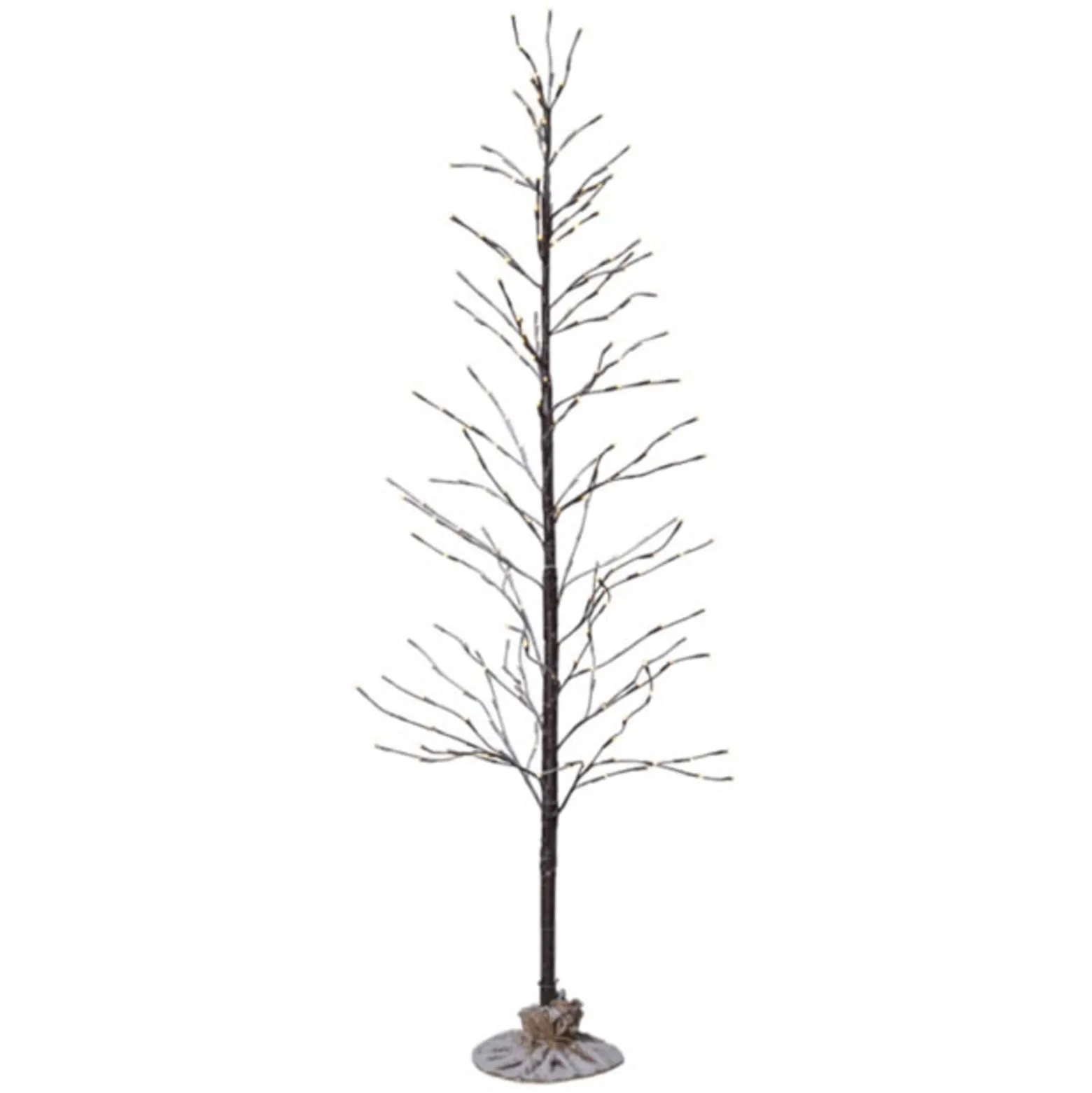 LED-Dekobaum Tobby Tree IP44 braun Höhe 150cm