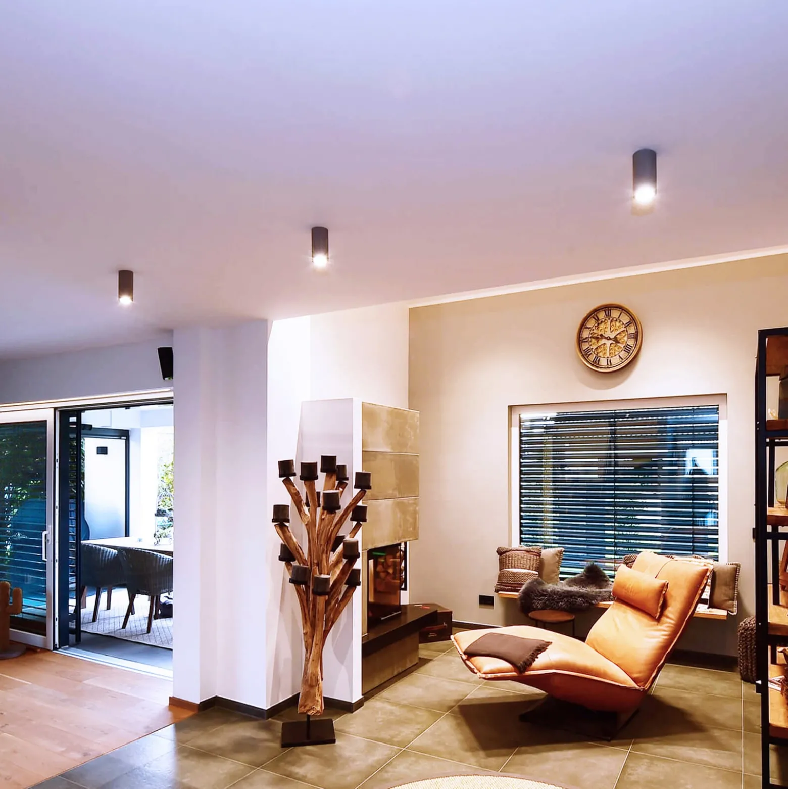 LED-Downlight Lucea 6, schwarz, Aluminium, 2.700 K