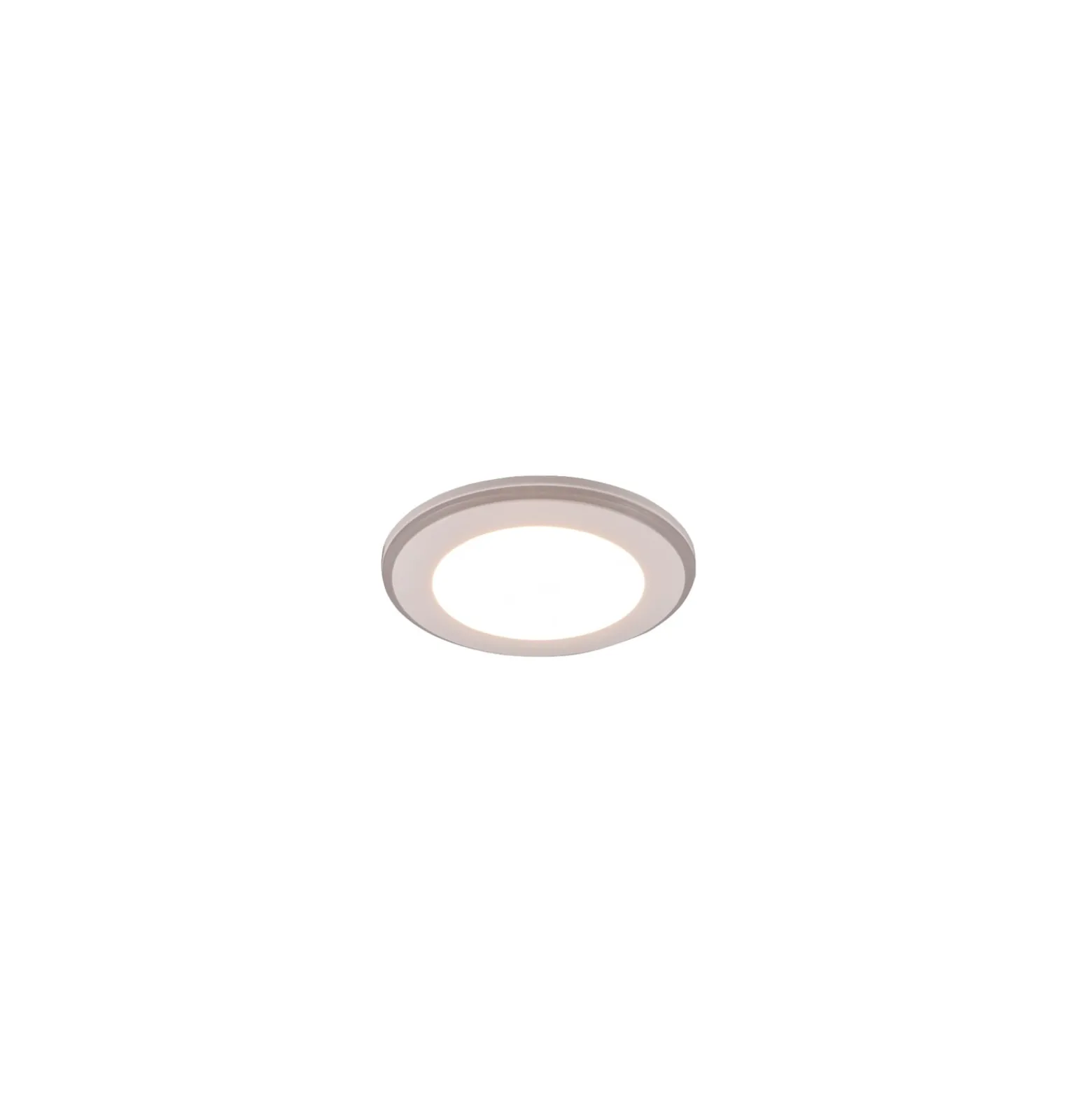 LED-Einbaudownlight Argus RGBW Remote Ø8cm weiß