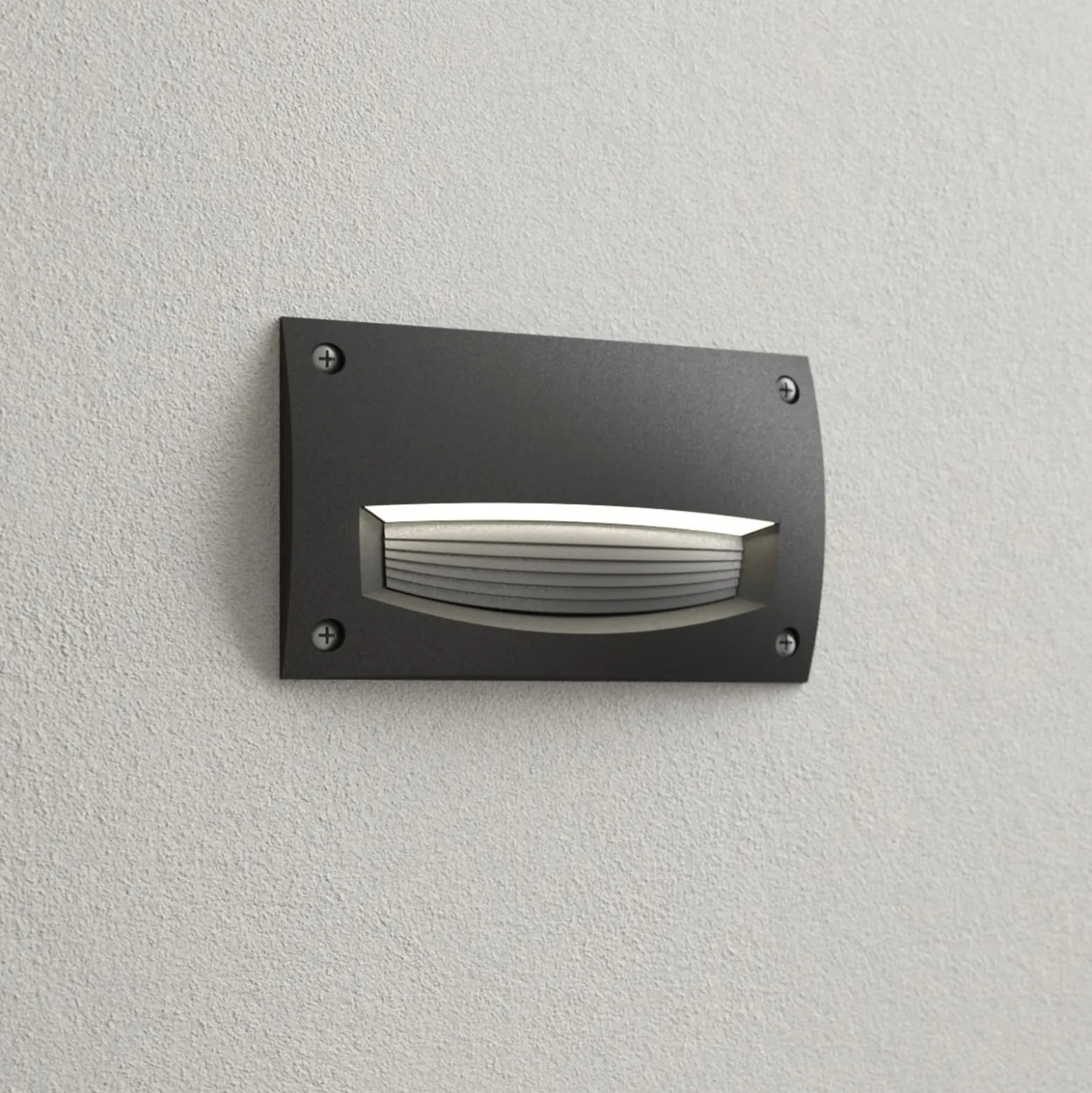 LED-Einbaulampe Leti 200-HS schwarz opal CCT