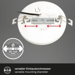 LED-Einbauleuchte 7609 3.000K/4.000K Ø 17 cm
