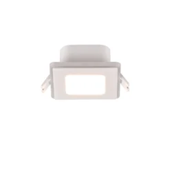 LED-Einbauleuchte Nimbus IP44 8,5x8,5cm 830 weiß