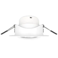 LED-Einbauspot Saliceto rund drehbar 4.000K weiß