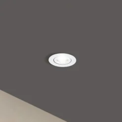 LED-Einbauspot Saliceto rund drehbar 4.000K weiß