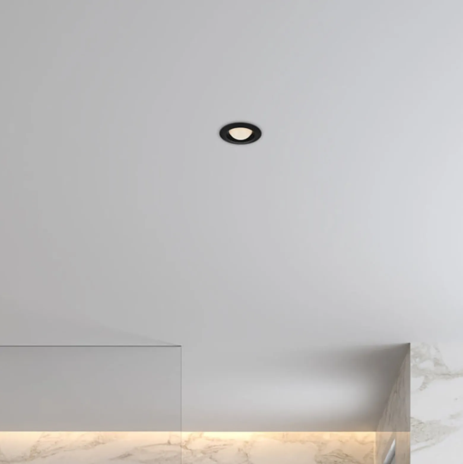 LED-Einbaustrahler Carro, 3er-Set, 3.000K, schwarz