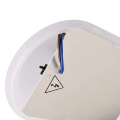 LED-Feuchtraumleuchte Sotano, grau, DIP-Schalter