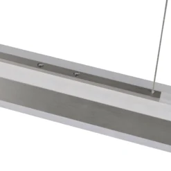 LED-Hängelampe Arcola, nickelfarben, 152 cm, CCT Touchdimmer