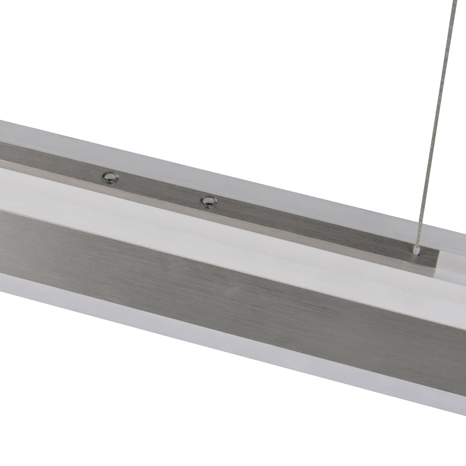 LED-Hängelampe Arcola, nickelfarben, 152 cm, CCT Touchdimmer