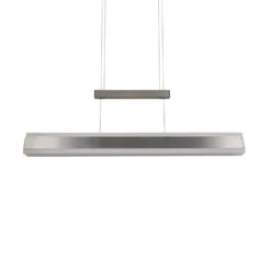 LED-Hängelampe Arcola, nickelfarben, 152 cm, CCT Touchdimmer