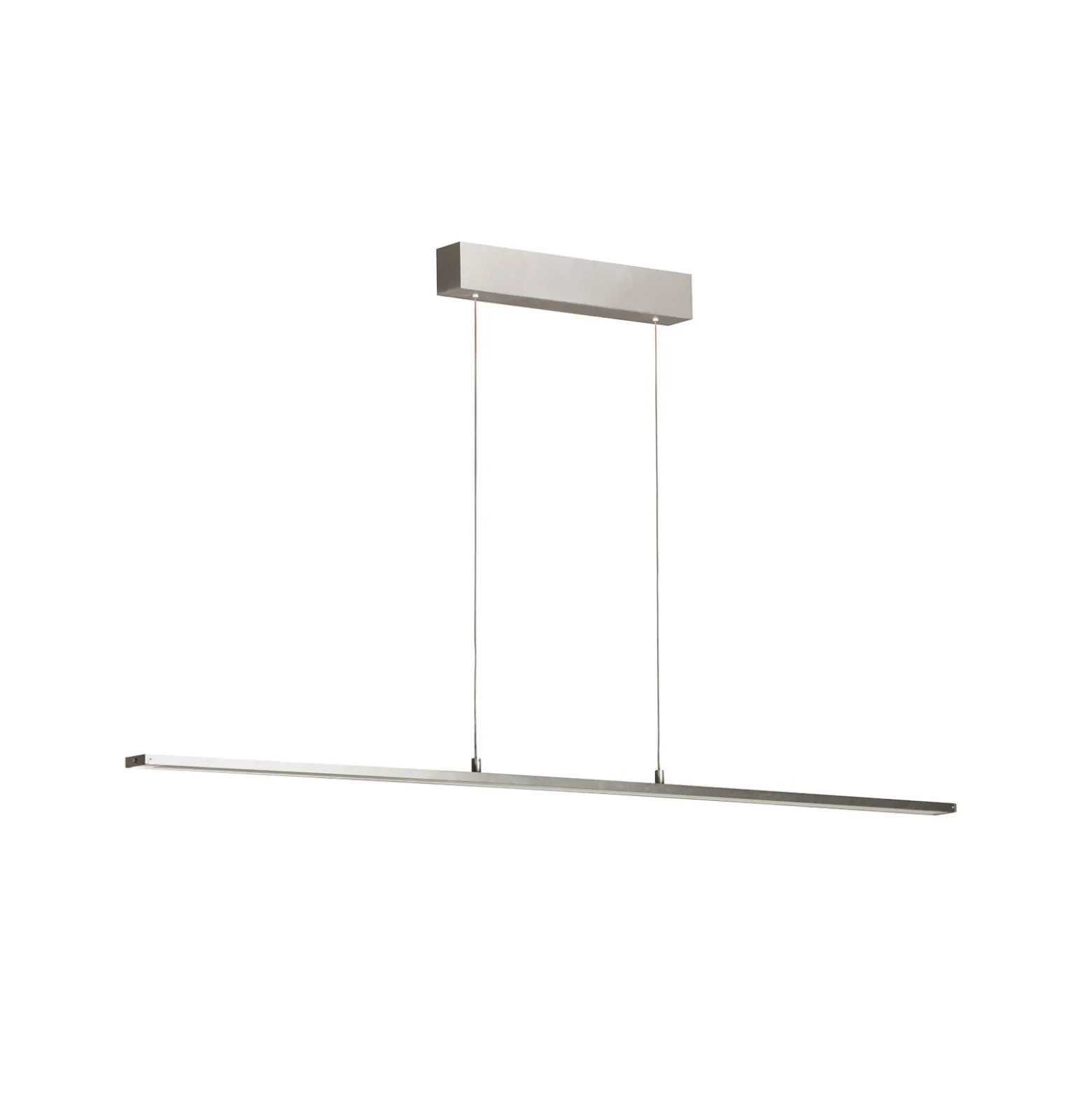 LED-Hängelampe Marlo, aluminium, Länge 140 cm, CCT, Touchdim