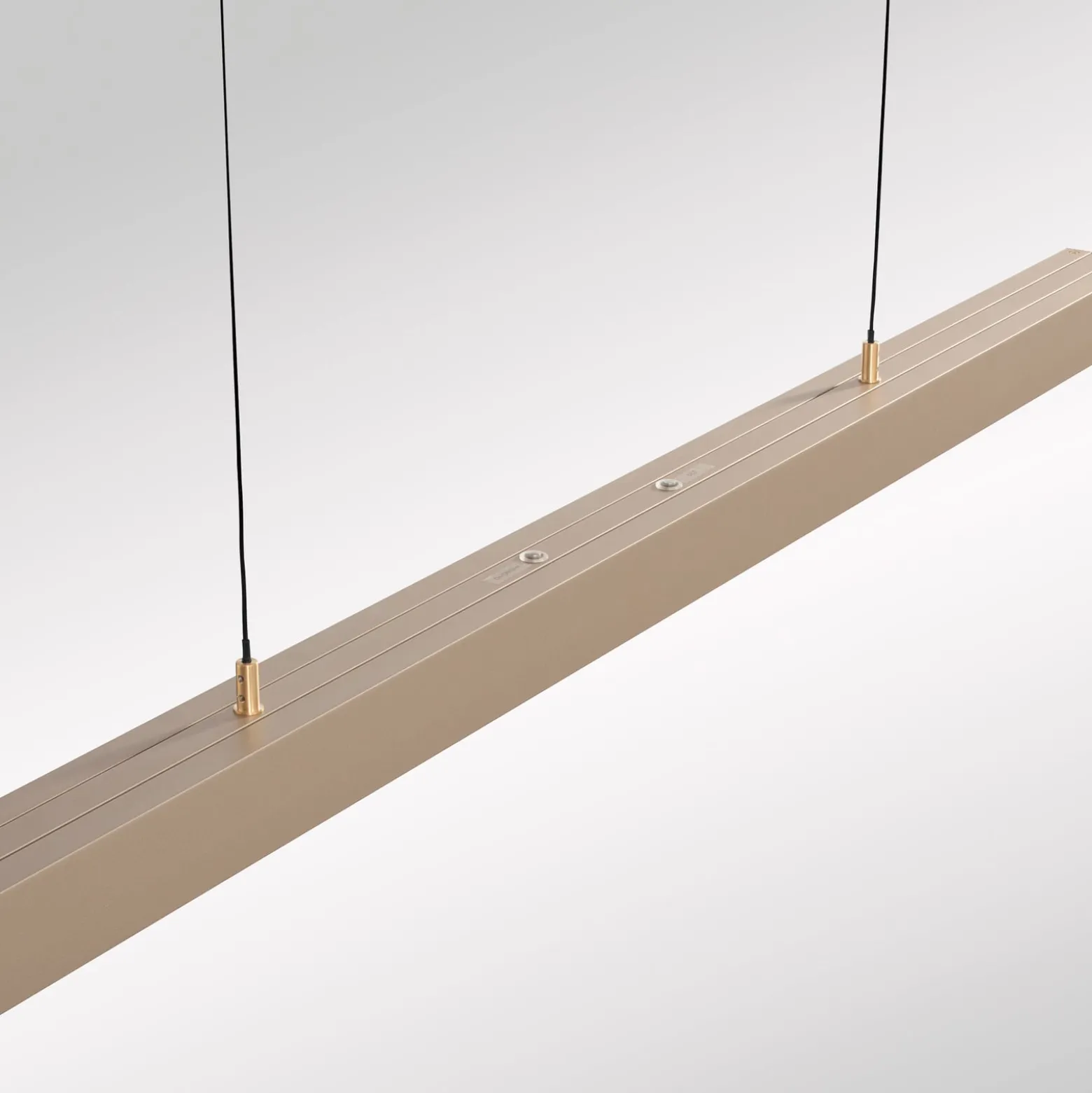 LED-Hängeleuchte ADRIANA, bronze, Länge 179 cm, Touchdimmer
