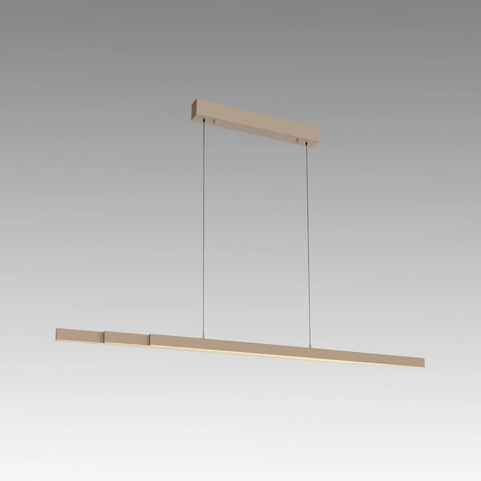 LED-Hängeleuchte ADRIANA, bronze, Länge 179 cm, Touchdimmer