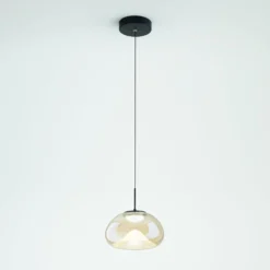 LED-Hängeleuchte Brena, cognac, 1-flammig, dimmbar, CCT