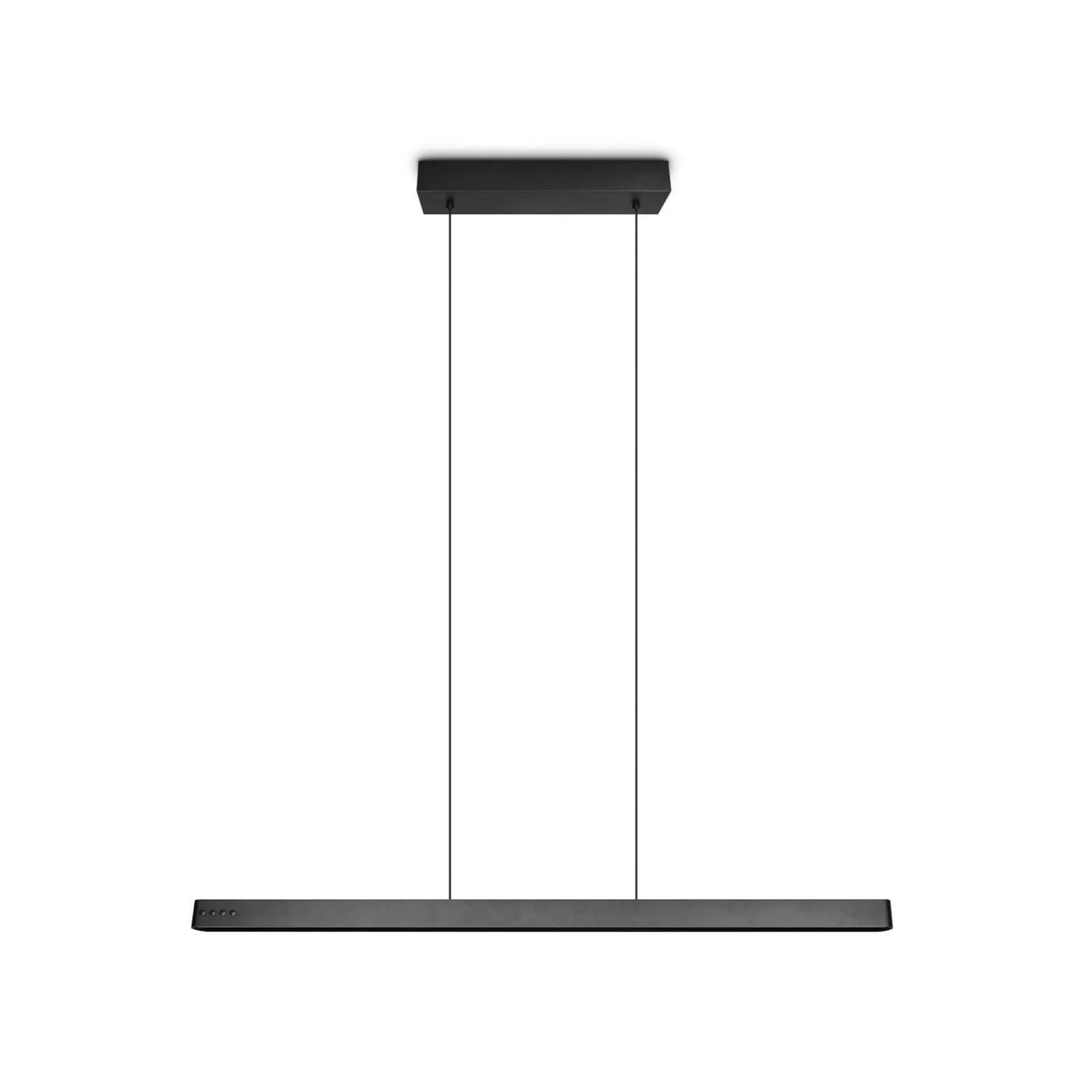 LED-Hängeleuchte Donegal, schwarz, Länge 150 cm, CCT