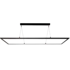 LED-Hängeleuchte 3422, eckig, Dip-Switch, schwarz