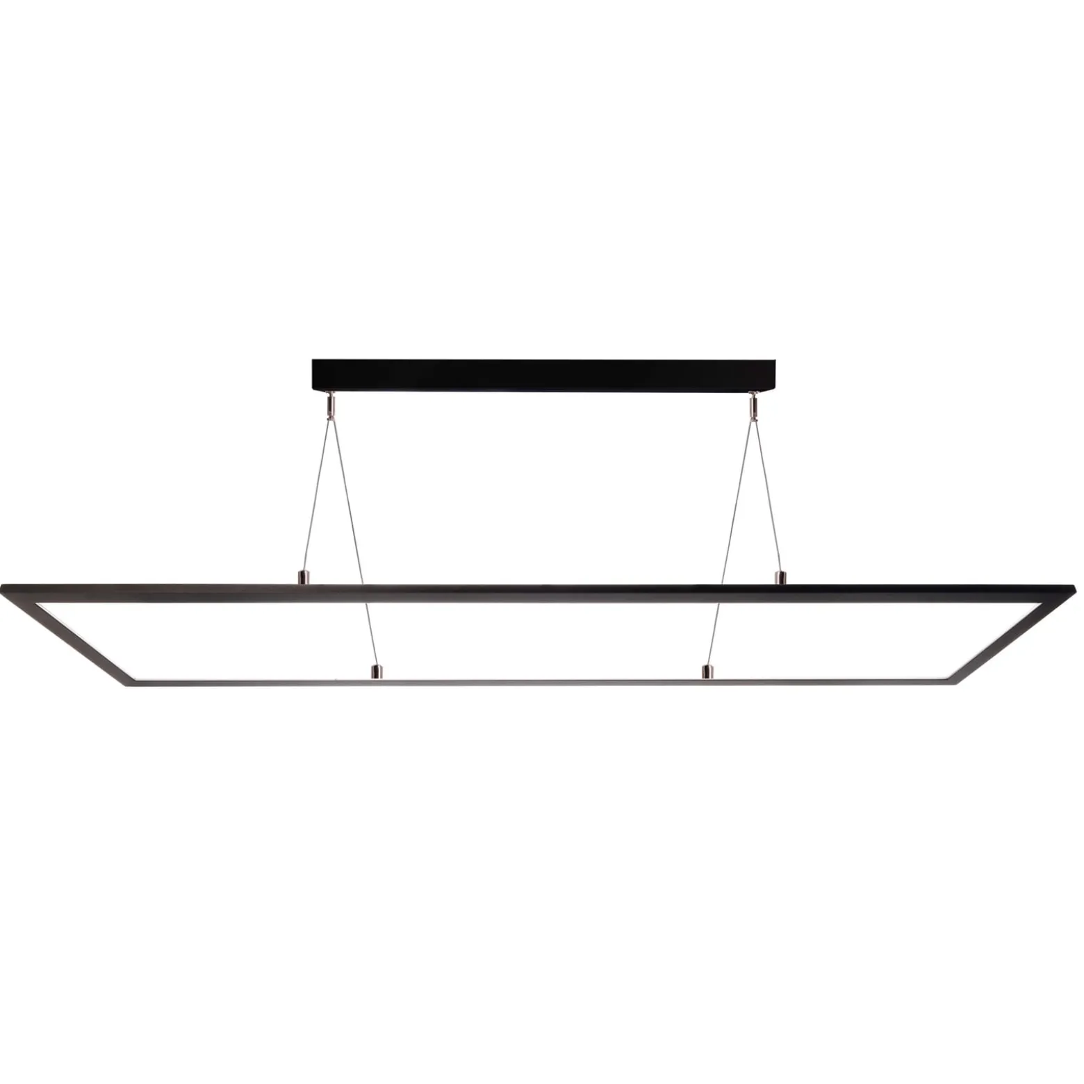 LED-Hängeleuchte 3422, eckig, Dip-Switch, schwarz