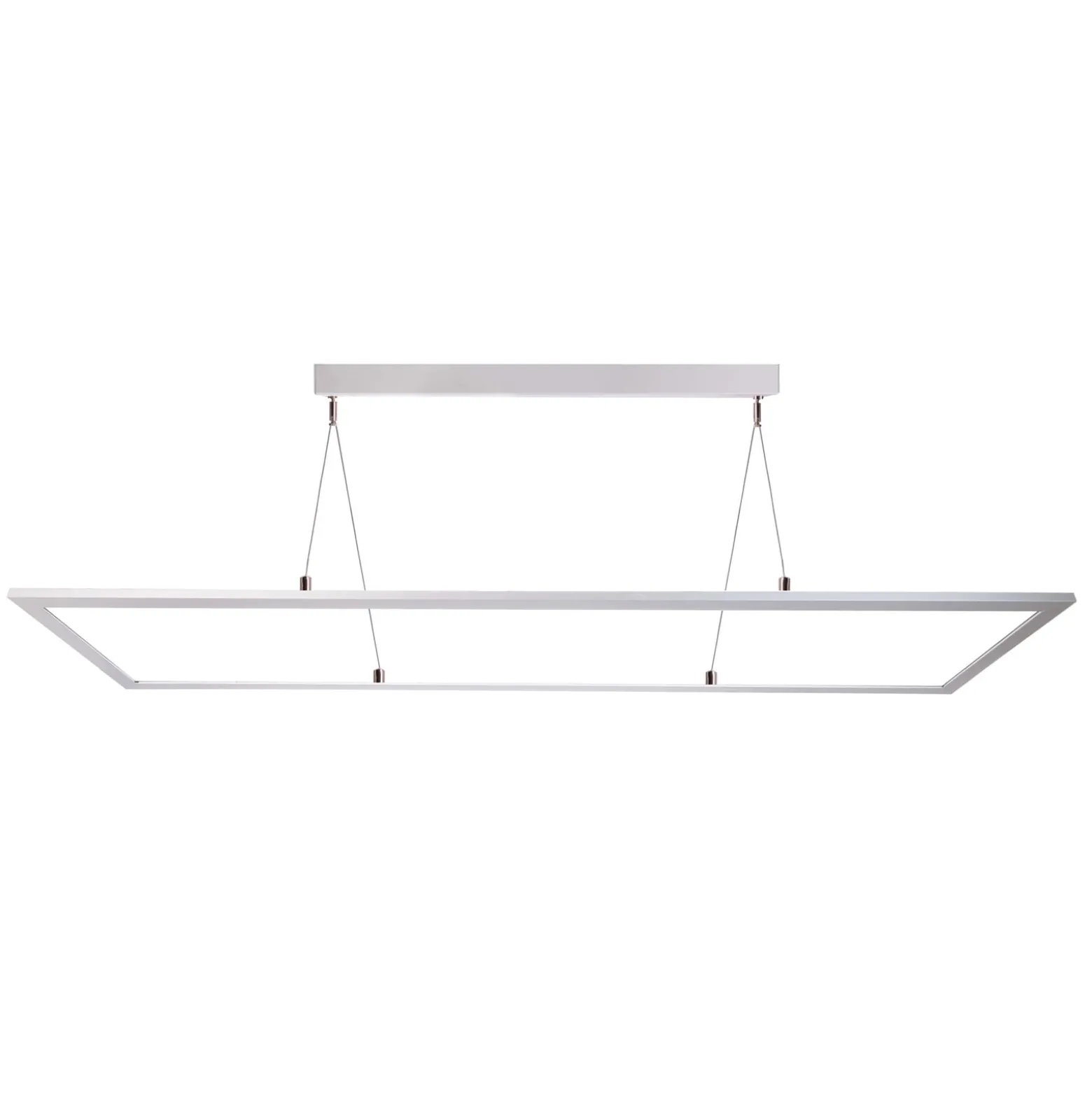 LED-Hängeleuchte 3422, eckig, Dip-Switch, weiß