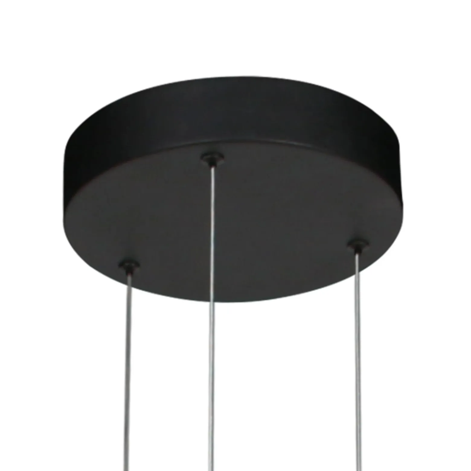 LED-Hängeleuchte Golden Veil, schwarz/gold, dimmbar, Metall