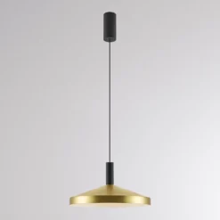 LED-Hängeleuchte LORA III, messing, Ø 36 cm, dimmbar 40° CCT