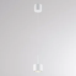 LED-Hängeleuchte MAG MINI, weiß, Ø 9 cm, CCT, dim, Metall
