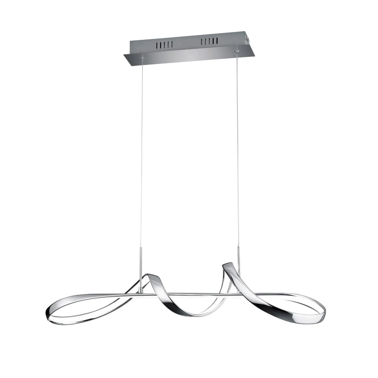 LED-Hängeleuchte Perugia mit Switch-Dimmer, chrom