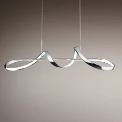 LED-Hängeleuchte Perugia mit Switch-Dimmer, chrom