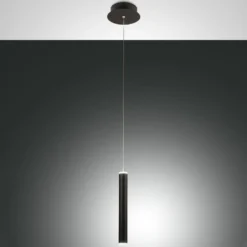 LED-Hängeleuchte Prado, 1-flammig, schwarz, dimmbar
