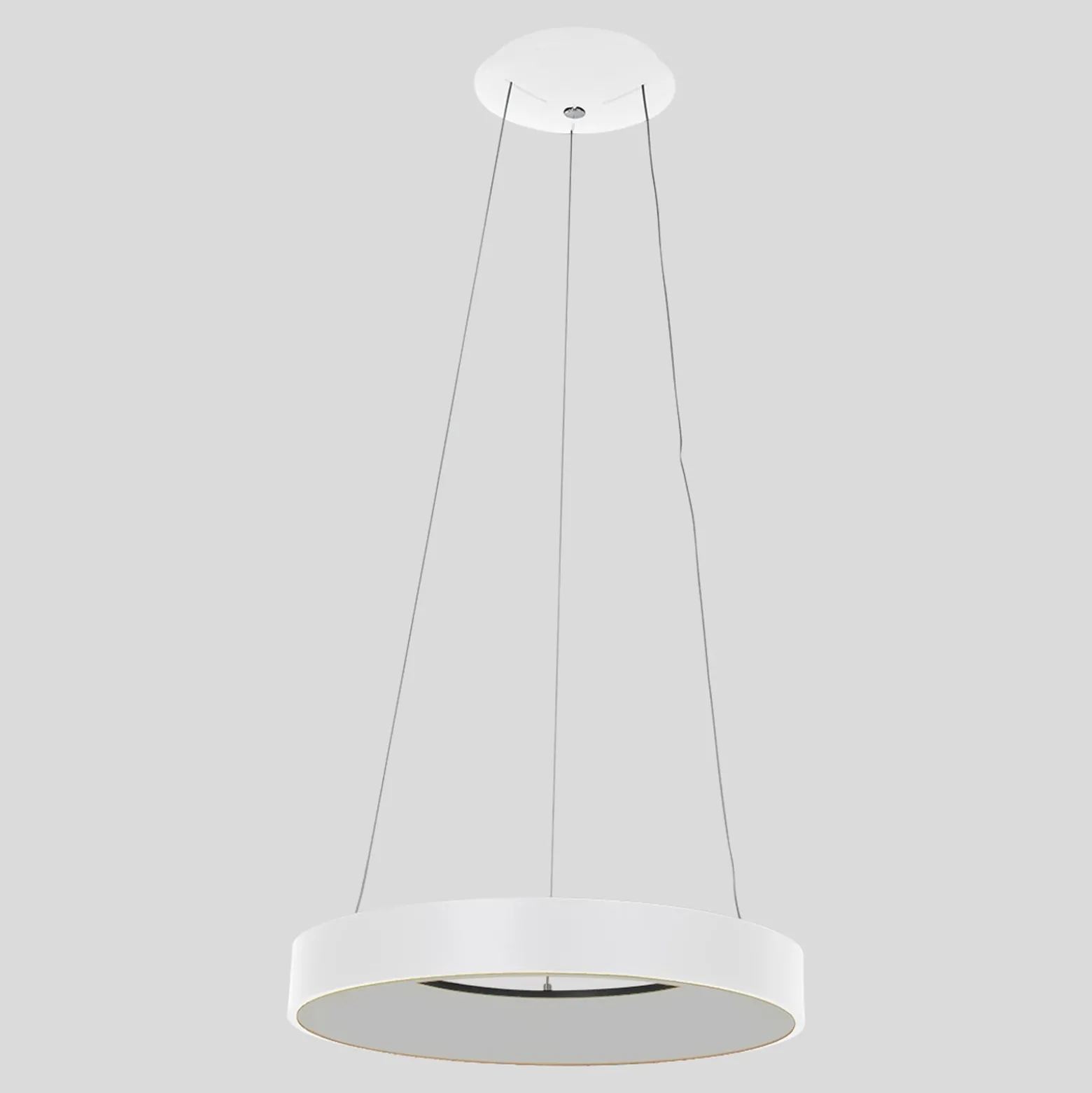 LED-Hängeleuchte Ringlede, Ø 48 cm weiß