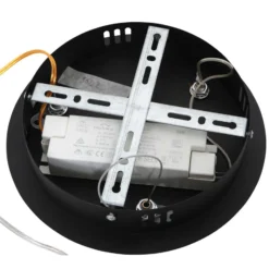 LED-Hängeleuchte Ringlux Ø 60cm 2-flammig schwarz