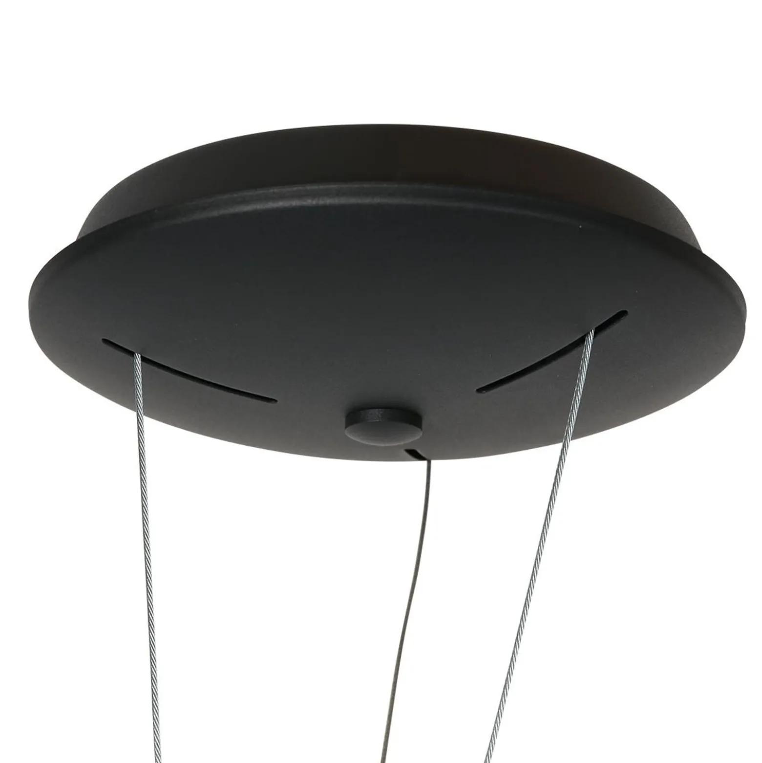 LED-Hängeleuchte Ringlux, 1-flammig, schwarz, Metall
