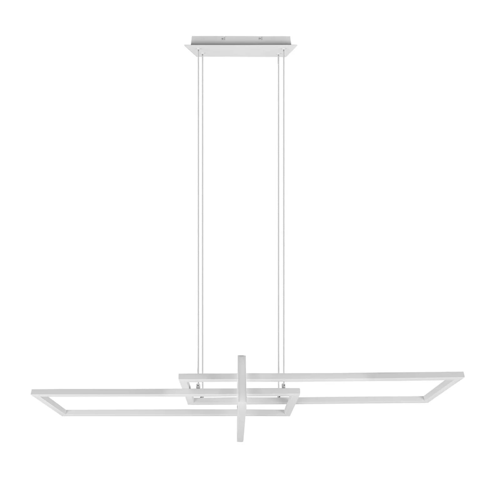 LED-Hängeleuchte Salinas, 4.000 K, weiß matt