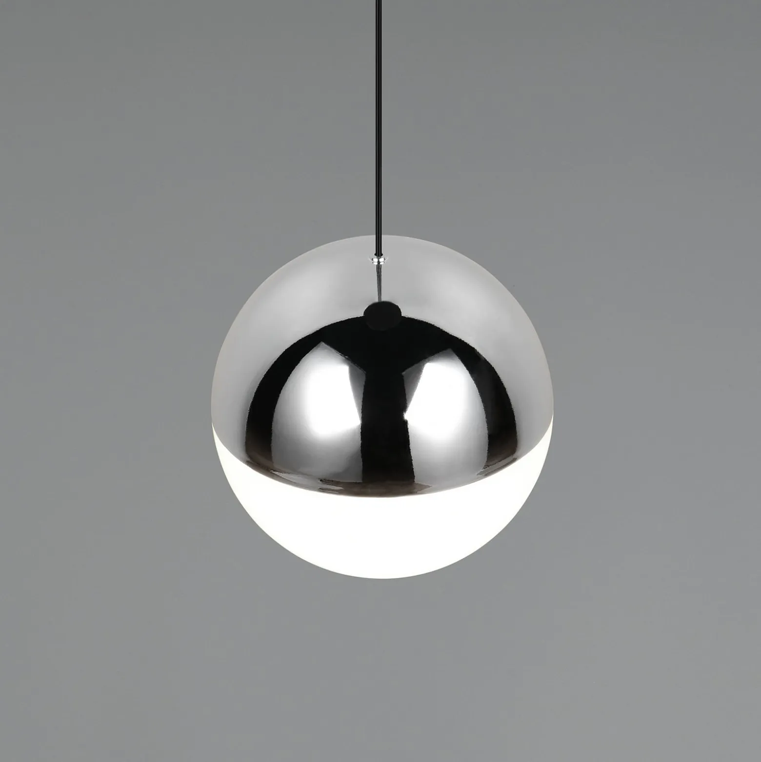LED-Hängeleuchte Senta, chromfarben, Ø 10 cm, 4.000 K 1-flg.