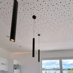 LED-Hängeleuchte Slim, schwarz, Aluminium, 2.700 K