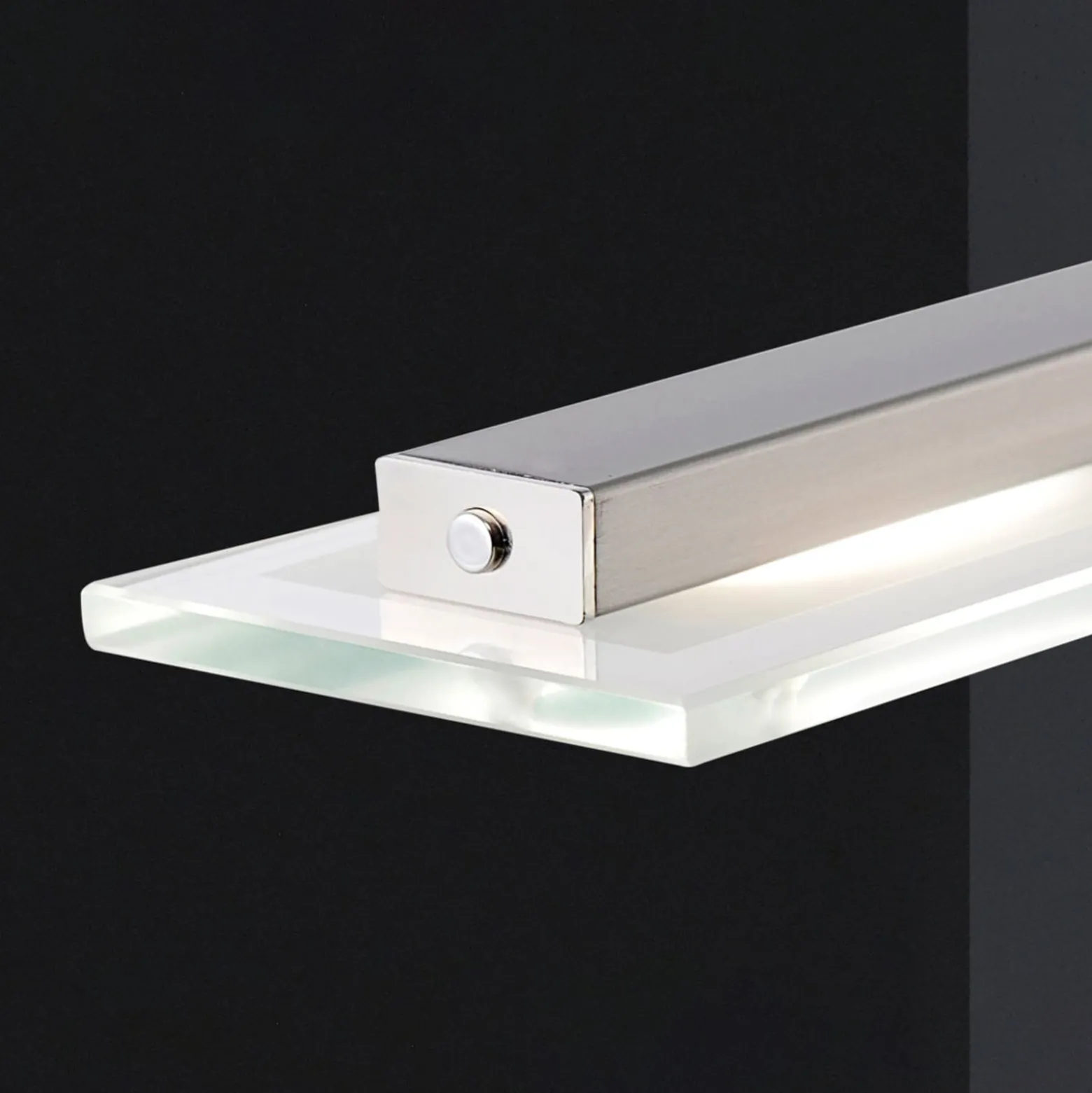 LED-Hängeleuchte Tenso, nickel, 64 cm, Metall, CCT, Dimmer