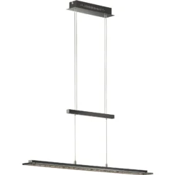 LED-Hängeleuchte Tenso TW mit Dimmer, schwarz 88cm