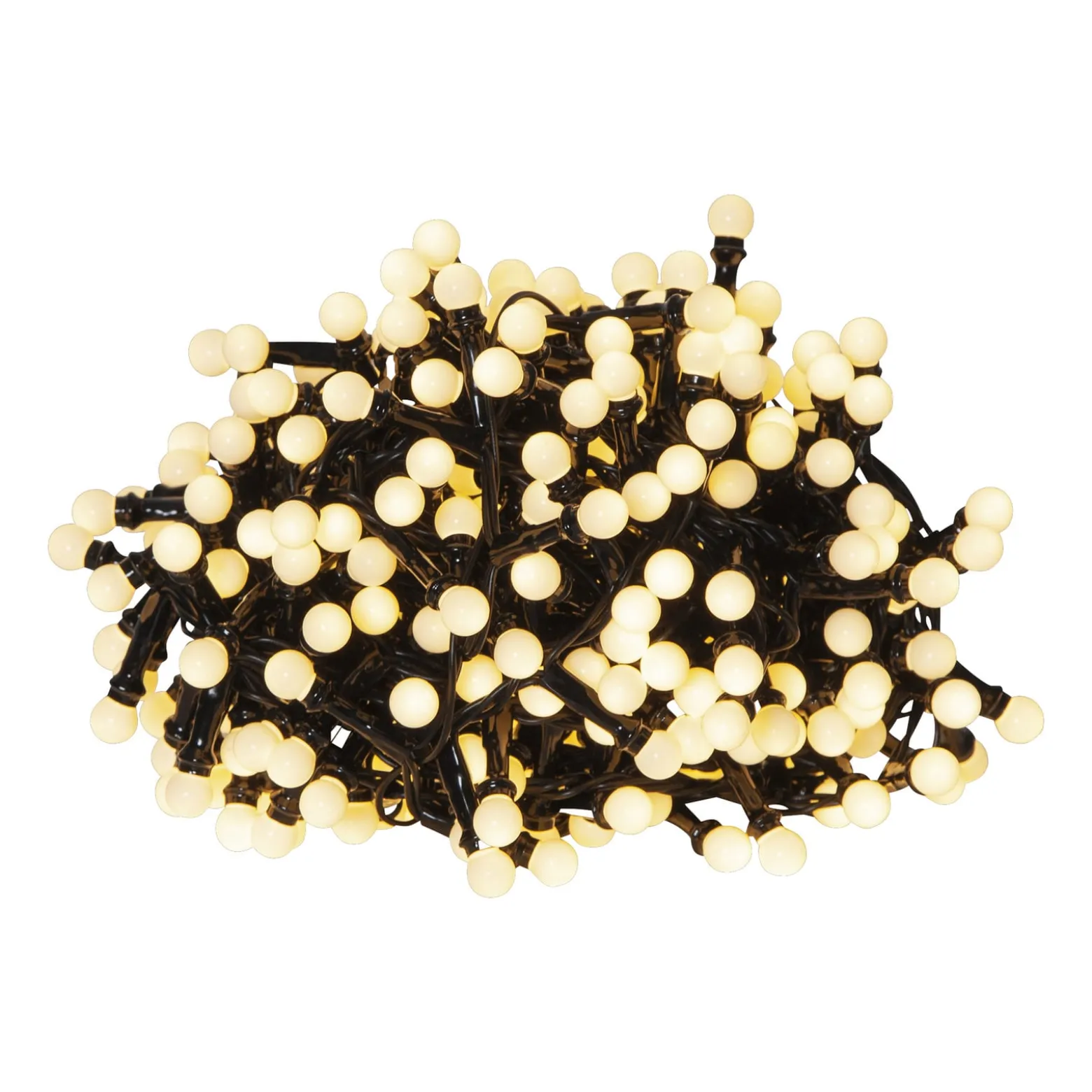 LED-Lichterkette Berry Mini mit Timerfunktion weiß